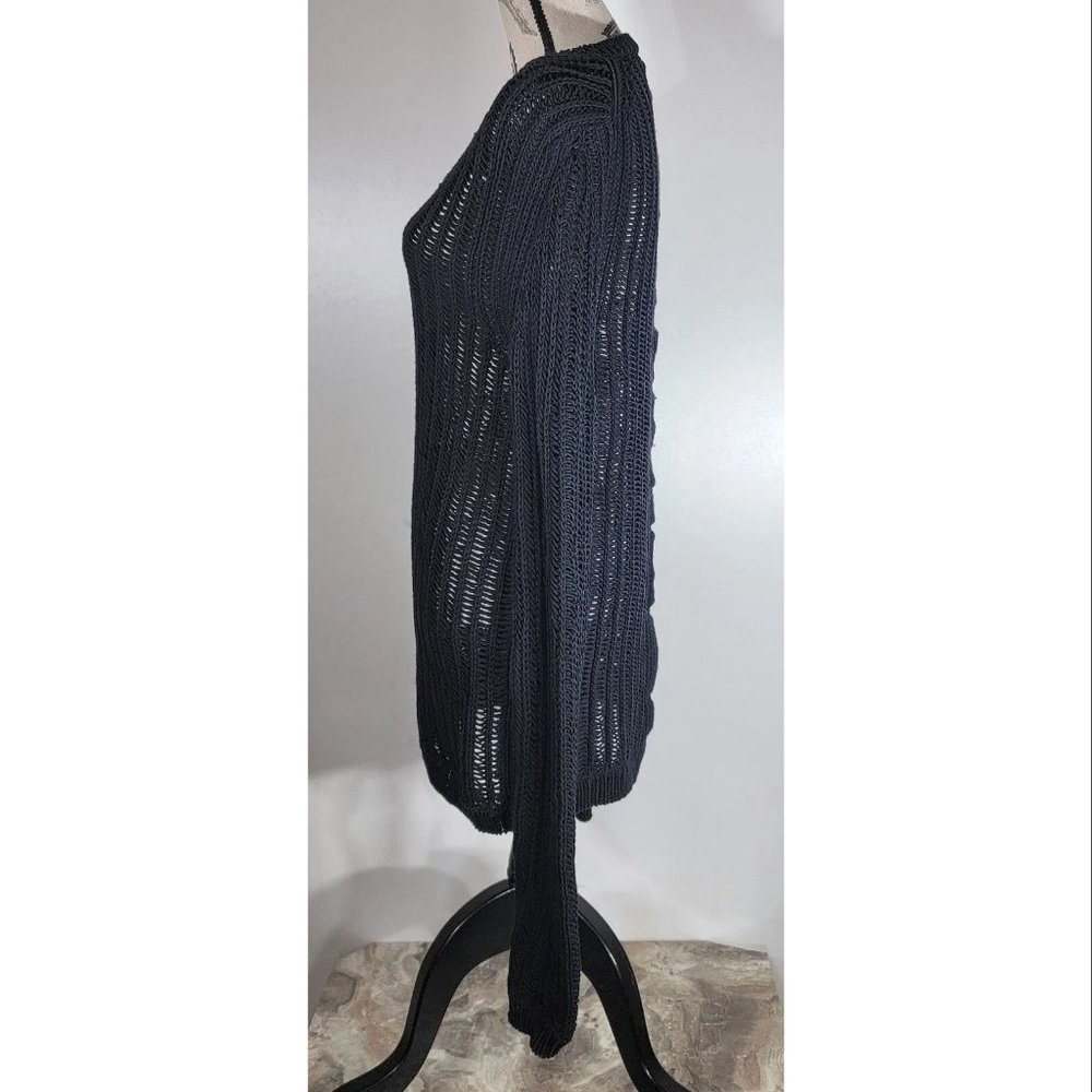 Rick Owens SS16 Cyclops Structured Knit Sweater, Black Size Small NWOT - Picture 6 of 8